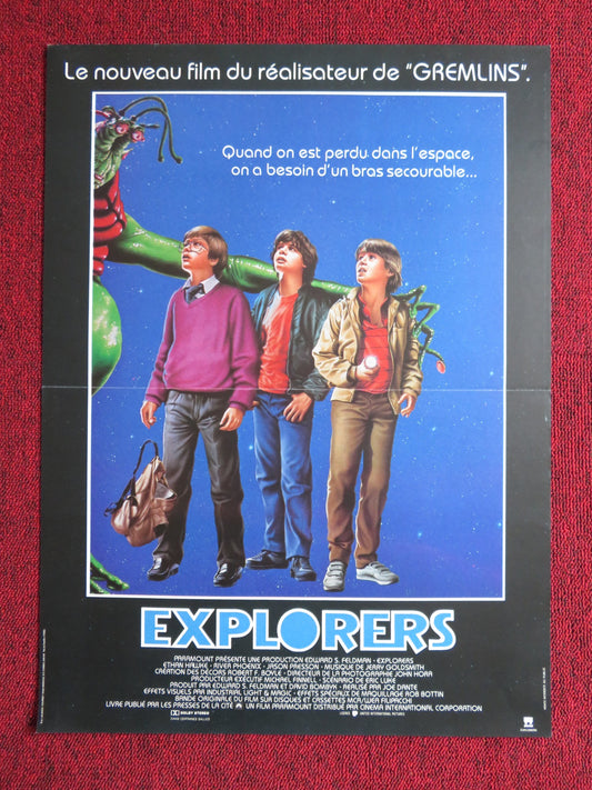 EXPLORERS FRENCH POSTER RIVER PHOENIX ETHAN HAWKE 1985