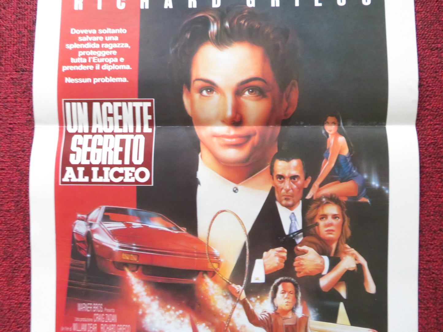 TEEN AGENT ITALIAN LOCANDINA POSTER RICHARD GRIECO LINDA HUNT 1991