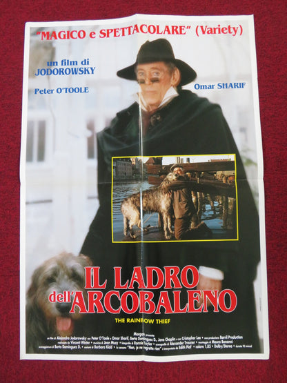 THE RAINBOW THIEF ITALIAN FOGLIO POSTER PETER O'TOOLE OMAR SHARIF 1990