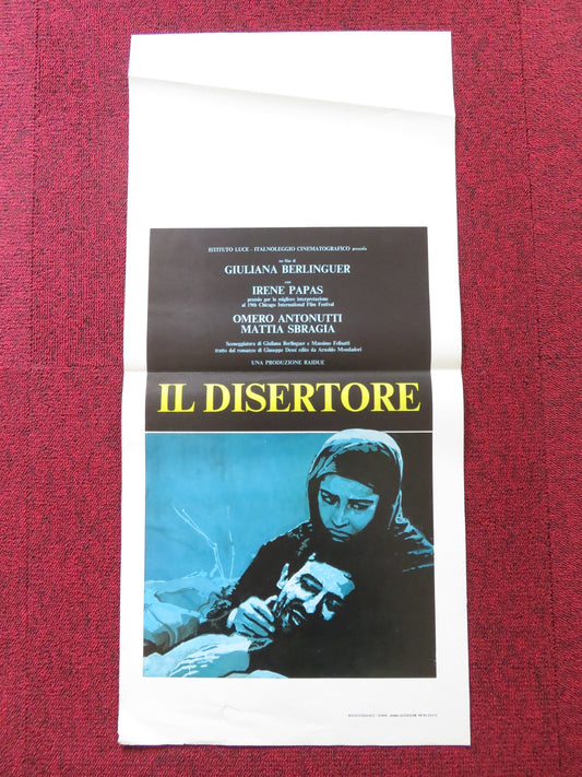 IL DISERTORE ITALIAN LOCANDINA POSTER OMERO ANTONUTTI ISELLA ORCHIS 1983