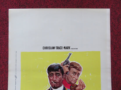 SALT AND PEPPER ITALIAN LOCANDINA POSTER SAMMY DAVIS JR. PATER LAWFORD 1968