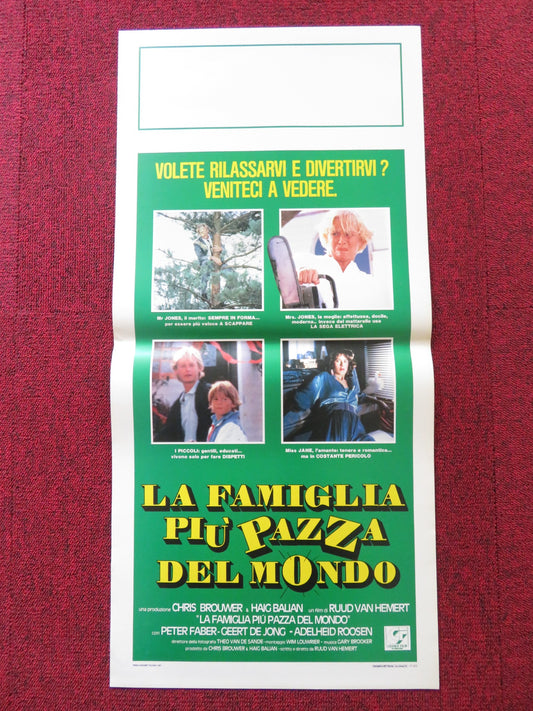 MAMA IS BOOS! ITALIAN LOCANDINA POSTER PETER FABER GREET DE JONG 1986