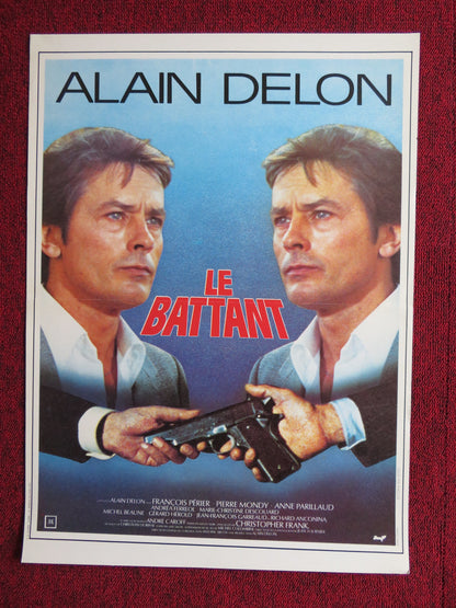 LE BATTANT / ICE FRENCH POSTER ALAIN DELON FRANCOIS PERIER 1983