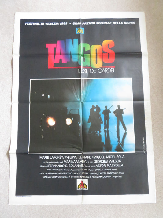 TANGOS, THE EXILE OF GARDEL ITALIAN 2 FOGLIO POSTER MARIE LAFORET 1985