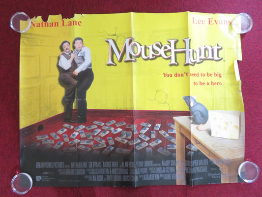 MOUSEHUNT UK QUAD (30"x 40") ROLLED POSTER LEE EVANS NATHAN LANE 1997