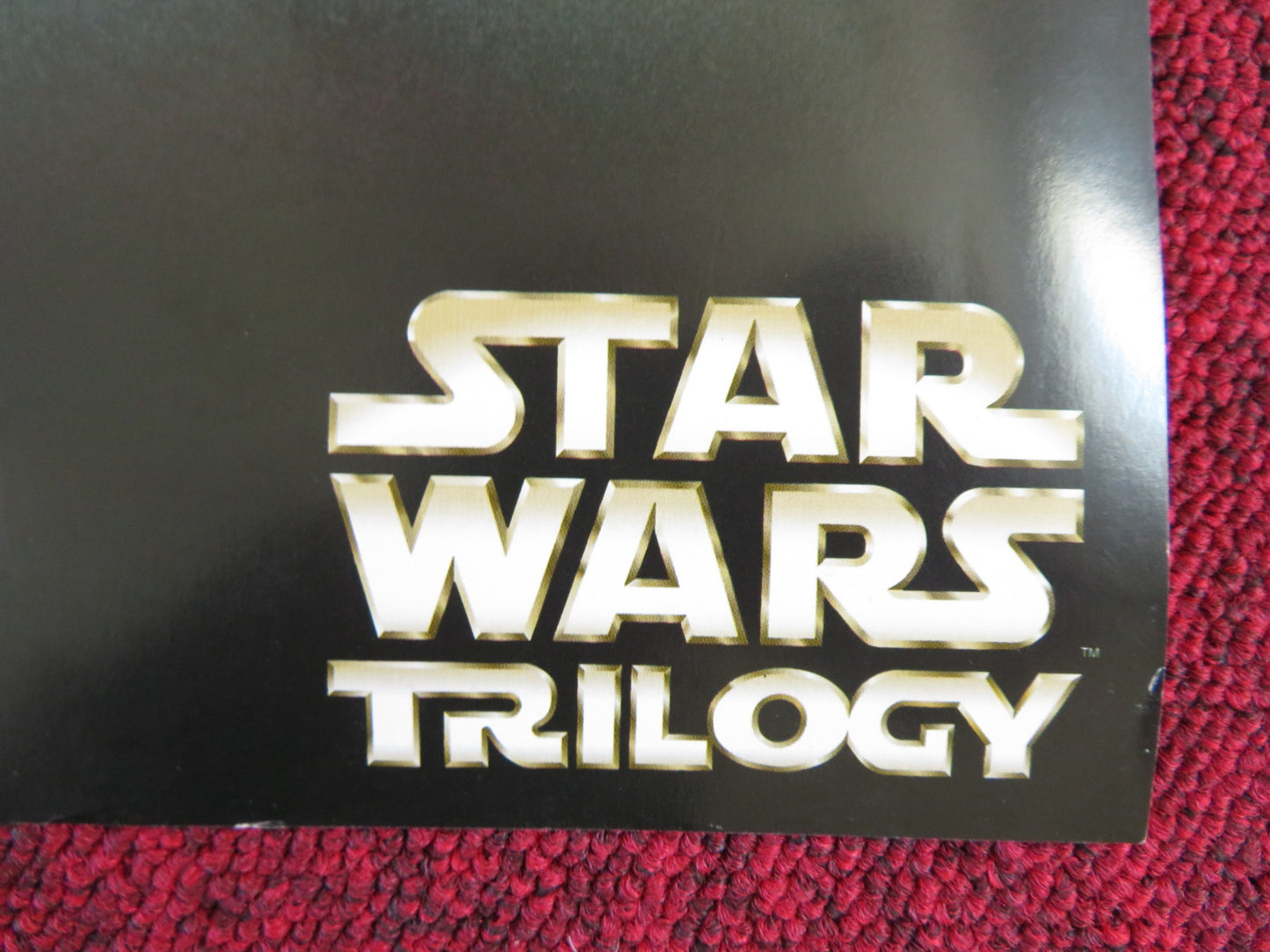 STAR WARS TRILOGY VHS VIDEO POSTER MARK HAMILL HARRISON FORD 2000