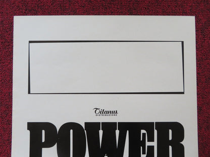 POWER ITALIAN LOCANDINA POSTER RICHARD GERE GENE HACKMAN 1986