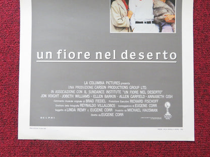 DESERT BLOOM ITALIAN LOCANDINA POSTER JON VOIGHT ELLEN BARKIN 1986