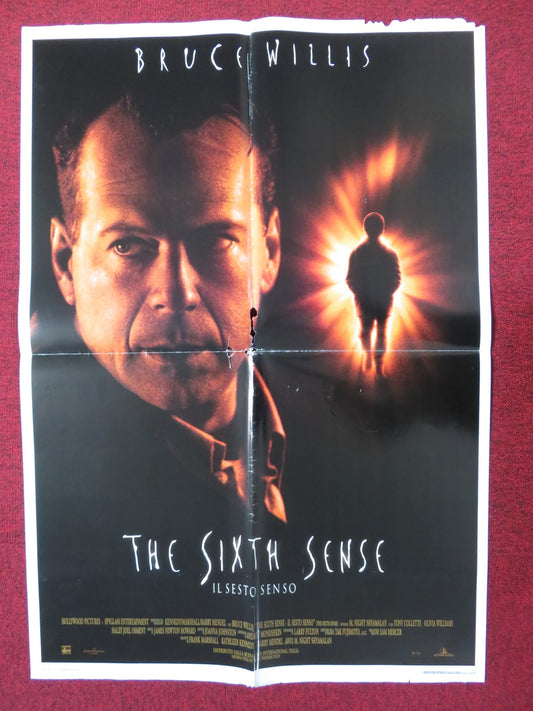 THE SIXTH SENSE ITALIAN FOGLIO POSTER BRUCE WILLIS HALEY JOEL OSMENT 1999