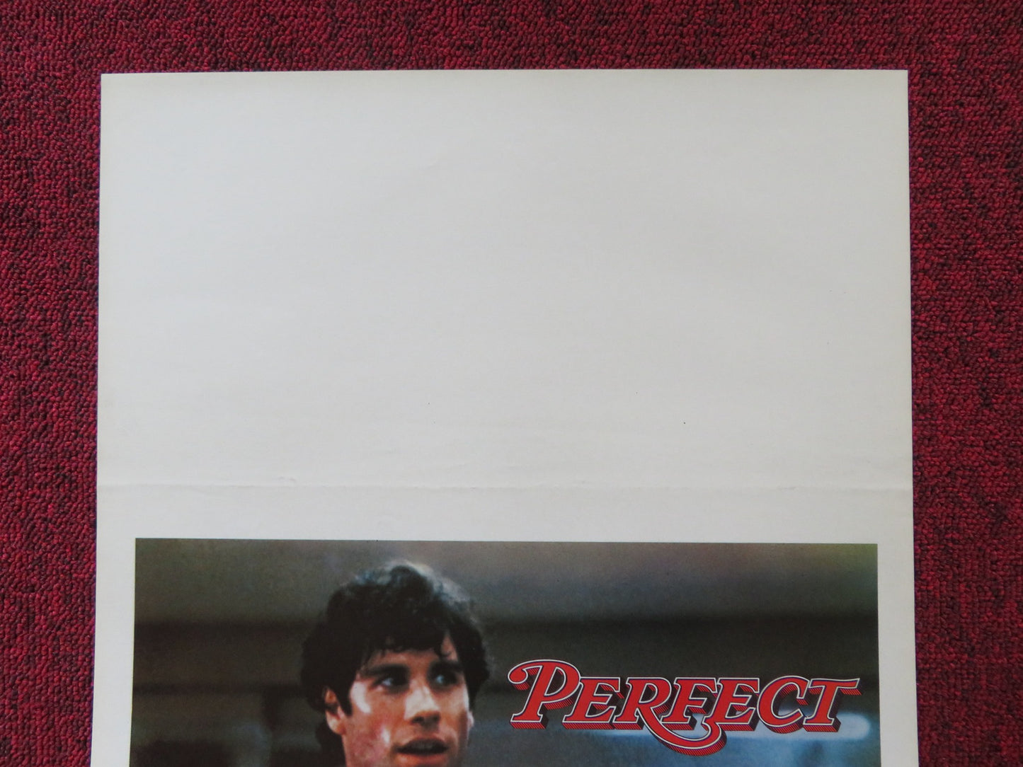 PERFECT ITALIAN LOCANDINA POSTER JOHN TRAVOLTA JAMIE LEE CURTIS 1985