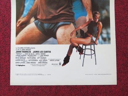 PERFECT ITALIAN LOCANDINA POSTER JOHN TRAVOLTA JAMIE LEE CURTIS 1985