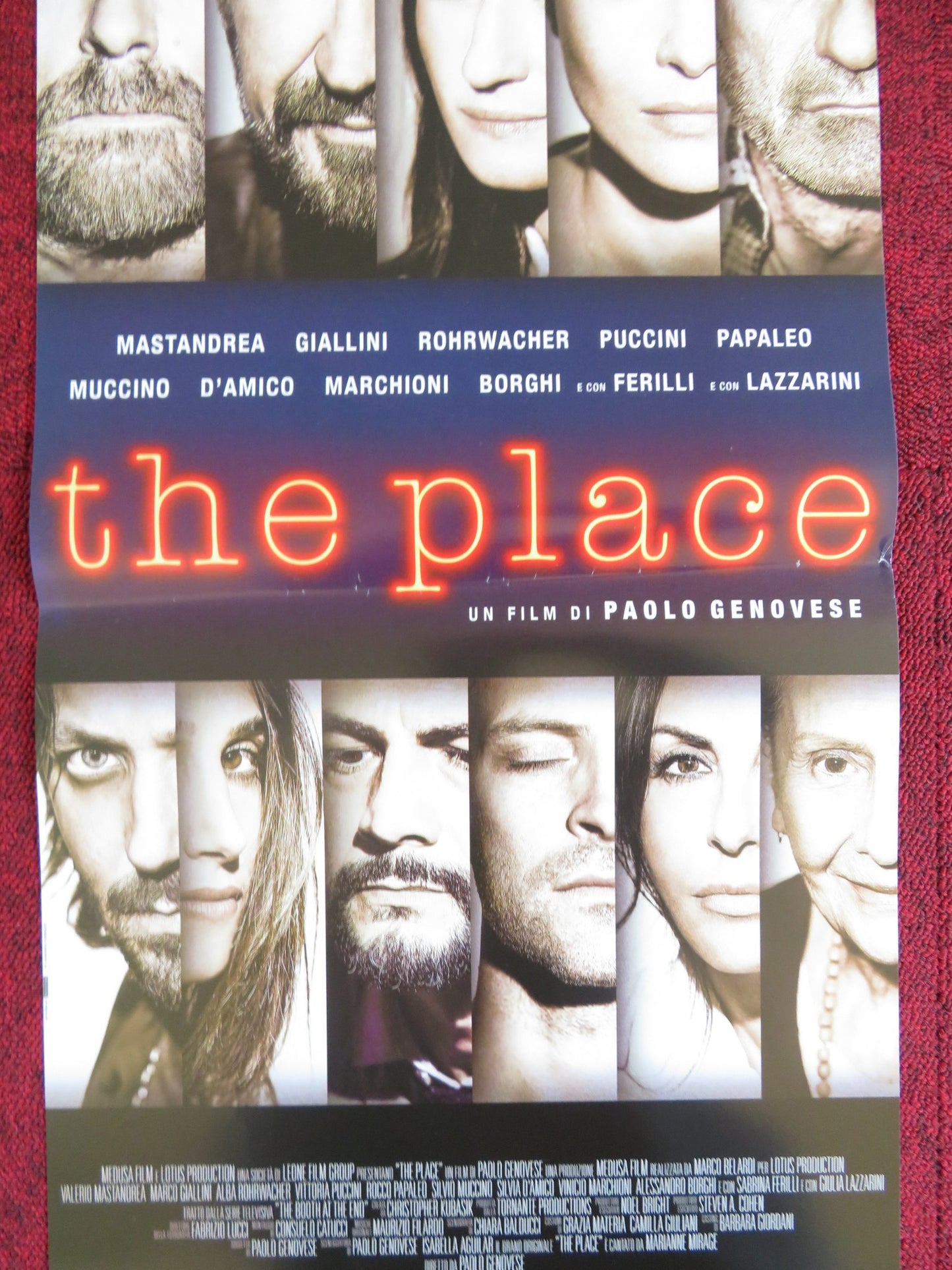 THE PLACE  ITALIAN LOCANDINA POSTER MASTANDREA GIALLINI PUCCINI 2017