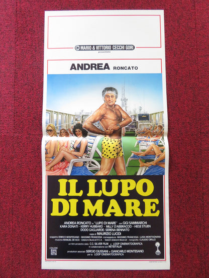 IL LUPO DI MARE ITALIAN LOCANDINA POSTER ANDREA RONCATO GIGI SAMMARCHI 1987