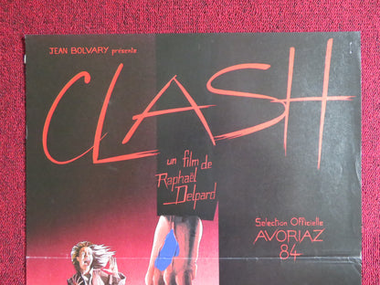 CLASH FRENCH POSTER CATHERINE ALRIC PIERRE CLEMENTI 1984