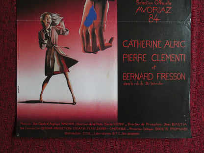 CLASH FRENCH POSTER CATHERINE ALRIC PIERRE CLEMENTI 1984