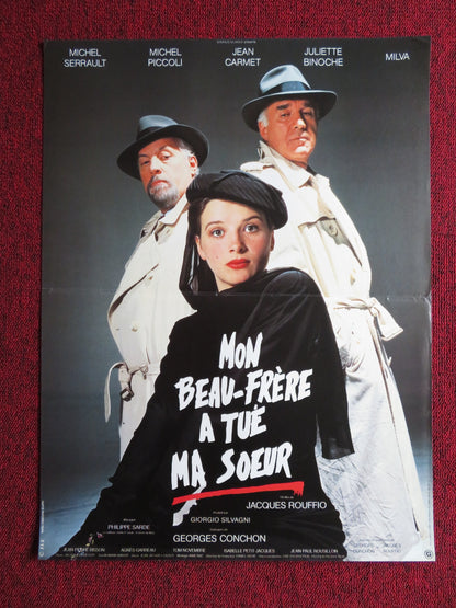 MON BEAU-FRERE A TUE MA SOEUR FRENCH POSTER MICHEL SERRAULT MICHEL PICCOLI 1986