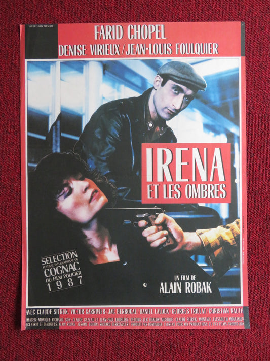 IRENA AND THE SHADOWS FRENCH POSTER FARID CHOPEL DENISE VIRIEUX 1987