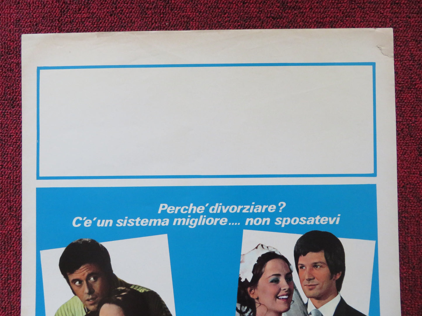 LOVE AND OTHER STRANGERS ITALIAN LOCANDINA POSTER DIANE KEATON B. ARTHUR 1970