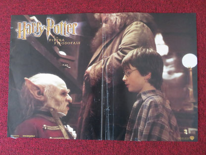 HARRY POTTER AND THE SORCERER'S STONE ITALIAN FOTOBUSTA POSTER D.RADCLIFFE 2001