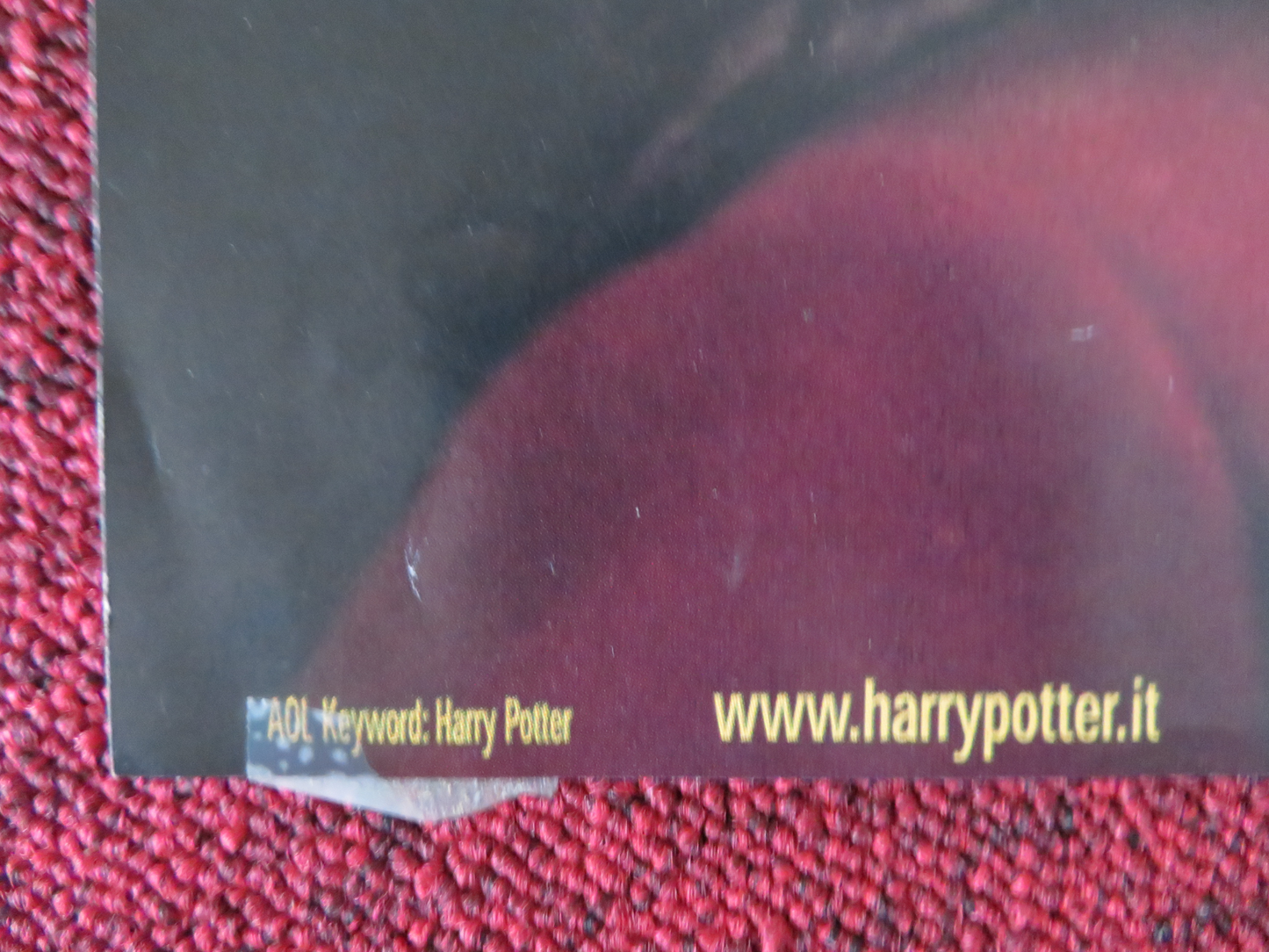 HARRY POTTER AND THE SORCERER'S STONE ITALIAN FOTOBUSTA POSTER D.RADCLIFFE 2001