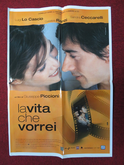 LA VITA CHE VORREI ITALIAN FOGLIO POSTER LUIGI LO CASCIO SANDRA CECCARELLI 2004