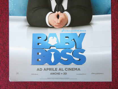 THE BOSS BABY ITALIAN LOCANDINA POSTER ALEC BALDWIN LISA KUDROW  2017