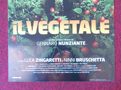 IL VEGETALE ITALIAN LOCANDINA POSTER LUCA ZINGARETTI  2018