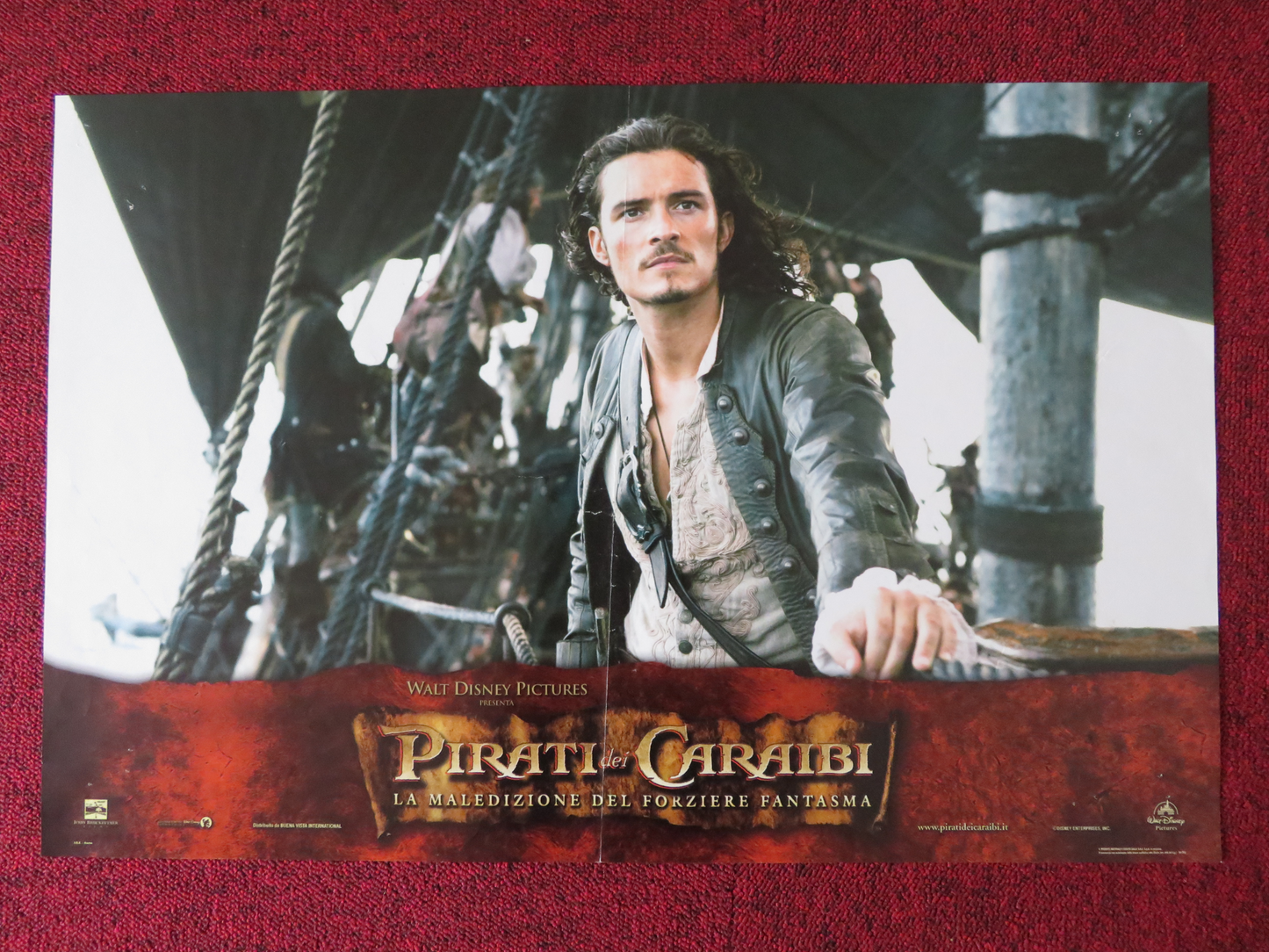 PIRATES OF THE CARIBBEAN: DEAD MAN'S CHEST - C ITALIAN FOTOBUSTA POSTER 2006