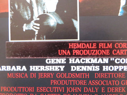 HOOSIERS ITALIAN LOCANDINA POSTER GENE HACKMAN DENNIS HOPPER 1986