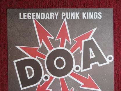 D.O.A US MUSIC PROMO POSTER ALBUM POSTER 2002