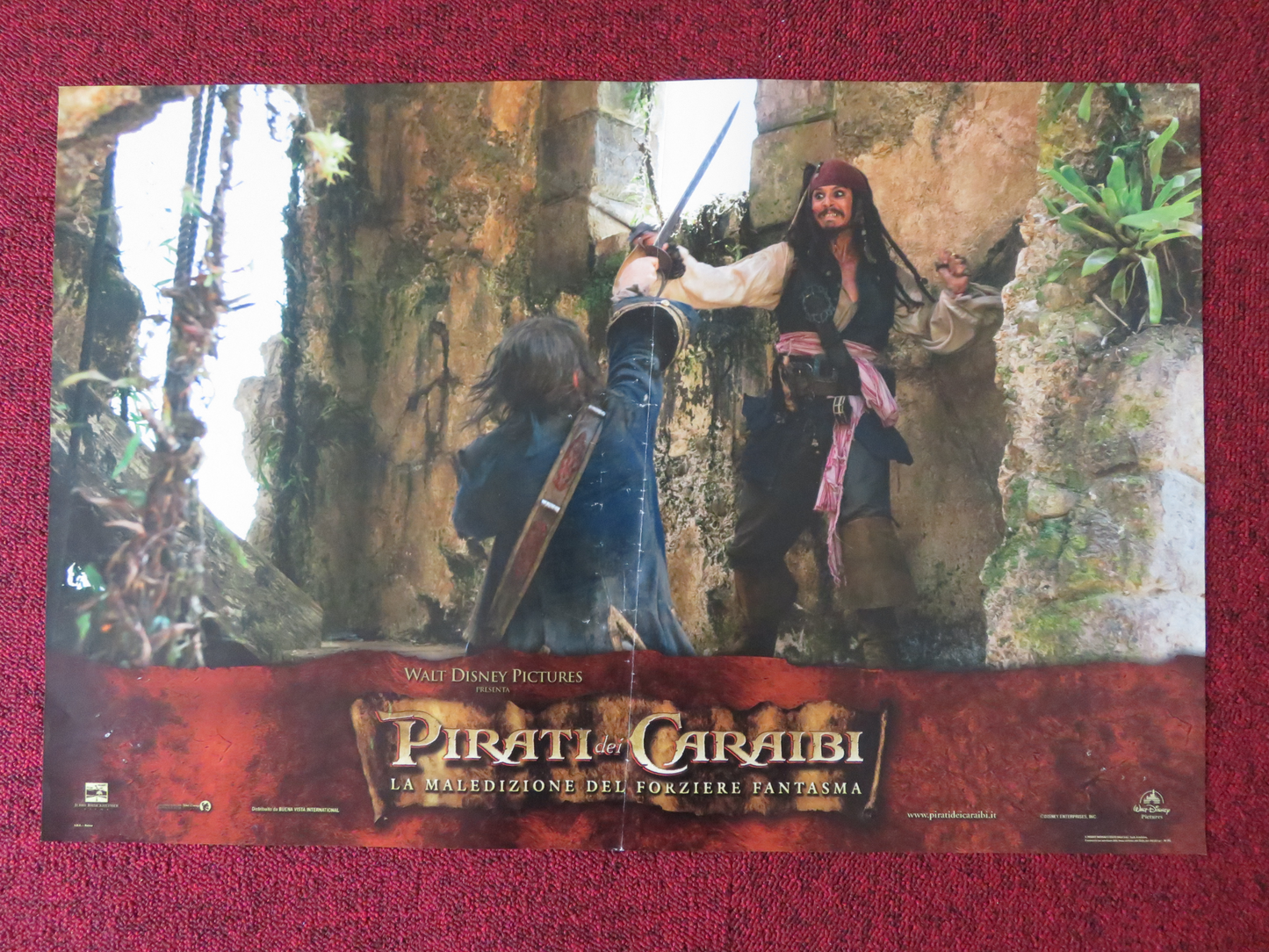 PIRATES OF THE CARIBBEAN: DEAD MAN'S CHEST - D ITALIAN FOTOBUSTA POSTER 2006