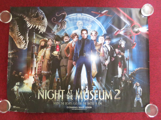 NIGHT AT THE MUSEUM 2: BATTLE OF THE... UK QUAD (30"x 40") ROLLED POSTER 2009