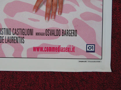 COMMEDIASEXI ITALIAN FOGLIO POSTER SERGIO RUBINI PAOLO BONOLIS 2006