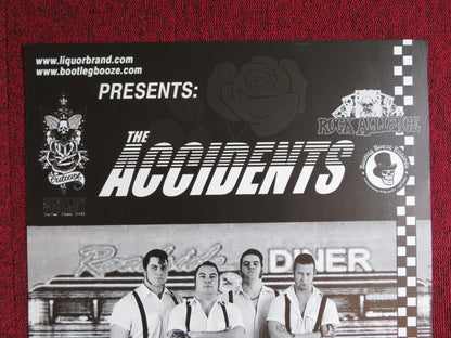 THE ACCIDENTS GERMAN MUSIC PROMO BAND POSTER 2005