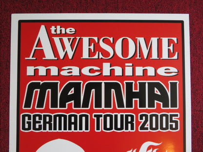 THE AWESOME MACHINE GERMAN MUSIC PROMO TOUR POSTER 2005