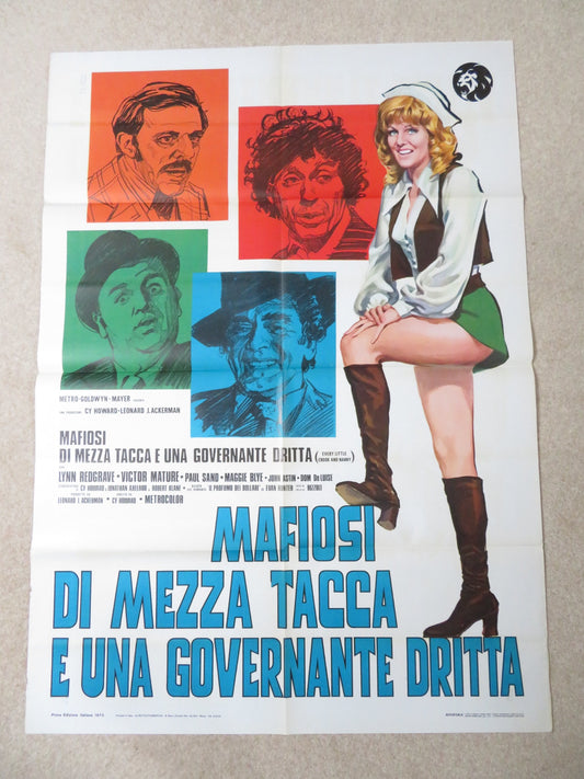 EVERY LITTLE CROOK AND NANNY ITALIAN 2 FOGLIO POSTER LYNN REDGRAVE 1972