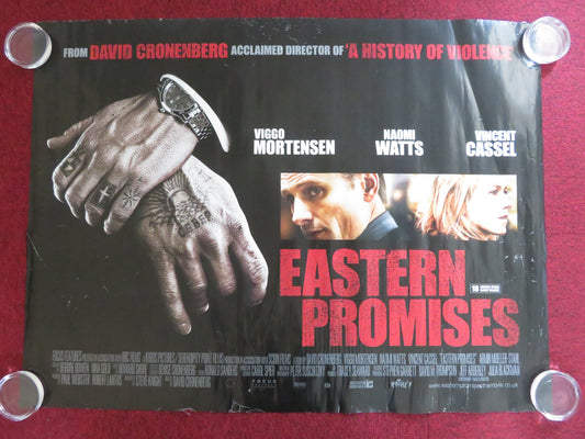 EASTERN PROMISES UK QUAD (30"x 40") ROLLED POSTER CRONENBERG MORTENSEN 2007