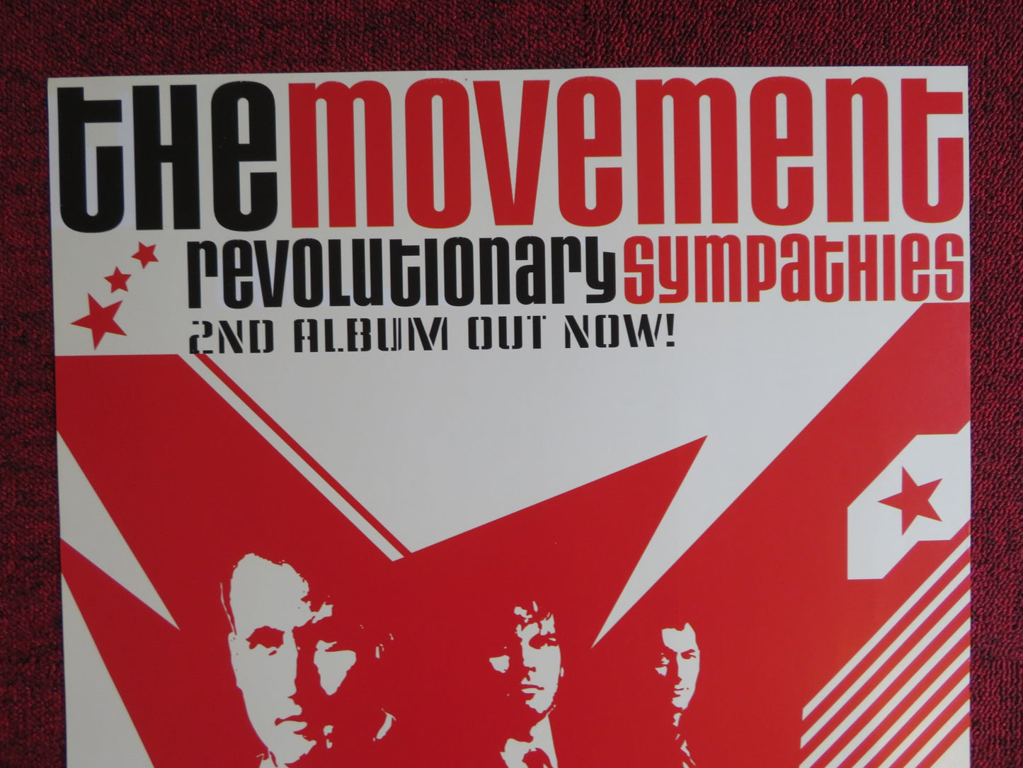 THE MOVEMENT REVOLUTIONARY SYMPATHIES GERMANMUSIC PROMO ALBUM POSTER 2005