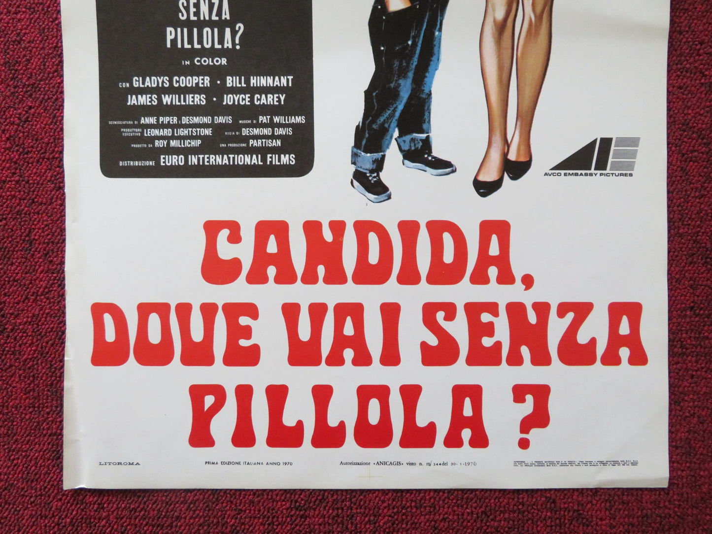 GIRL LIKE ME ITALIAN LOCANDINA POSTER BARBARA FERRIS HARRY ANDREW ANDREWS 1969