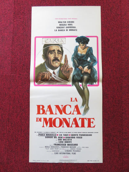 LA BANCA DI MONATE ITALIAN LOCANDINA POSTER WALTER CHIARI MAGALI NOEL 1976