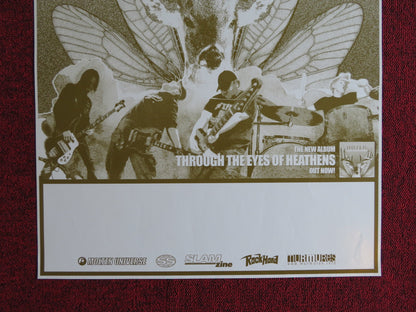 DOZER THROUGH THE EYES OF HEATHENS US MUSIC PROMO ALBUM POSTER 2006