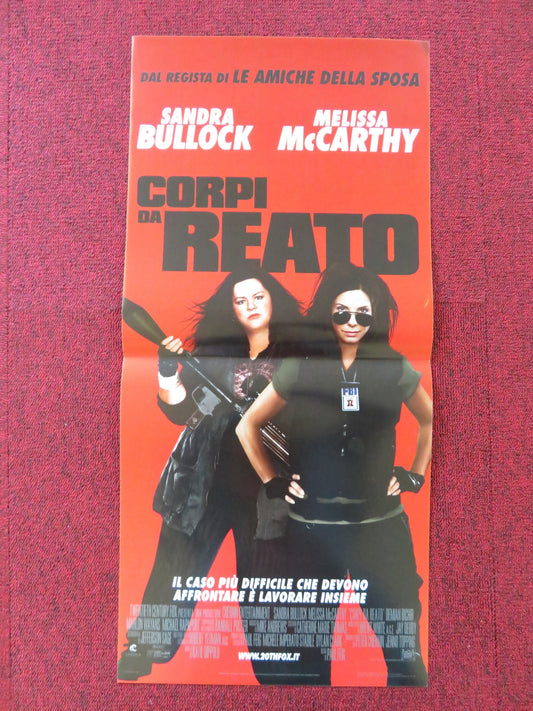 THE HEAT ITALIAN LOCANDINA POSTER SANDRA BULLOCK MELISSA MCCARTHY  2013