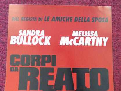 THE HEAT ITALIAN LOCANDINA POSTER SANDRA BULLOCK MELISSA MCCARTHY  2013