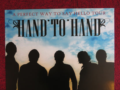 HAND TO HAND A PERFECT WAY TO SAY HELLO GERMAN MUSIC PROMO TOUR POSTER 2005