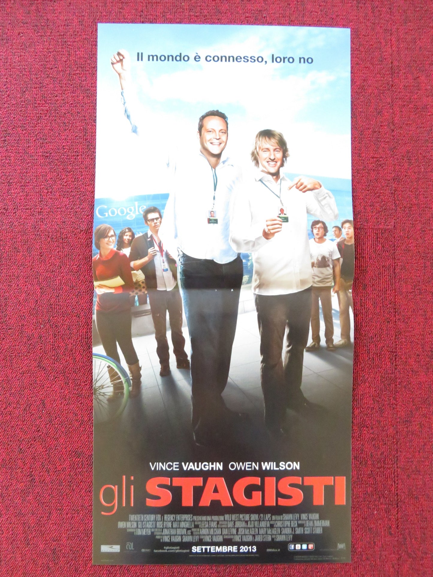 THE INTERNSHIP ITALIAN LOCANDINA POSTER VINVE VAUGHN OWEN WILSON 2013