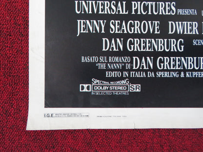 THE GUARDIAN ITALIAN FOGLIO POSTER JENNY SEAGROVE DWIER BROWN 1990