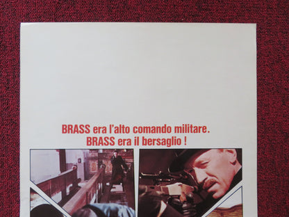 BRASS TARGET ITALIAN LOCANDINA POSTER SOPHIA LOREN JOHN CASSAVETES 1978