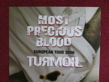 MOST PRECIOUS BLOOD / TURMOIL US MUSIC PROMO TOUR POSTER 2006