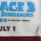 ICE AGE 3 DAWN OF THE DINOSAURS UK QUAD (30"x 40") ROLLED POSTER RAY ROMANO 2009