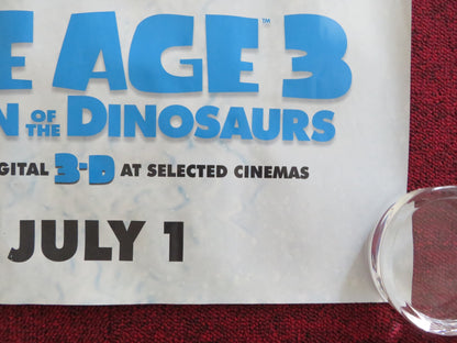 ICE AGE 3 DAWN OF THE DINOSAURS UK QUAD (30"x 40") ROLLED POSTER RAY ROMANO 2009